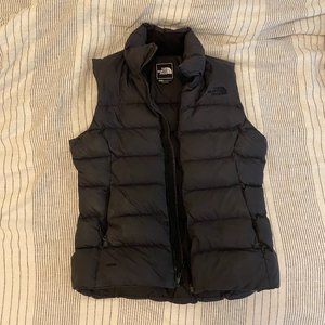 North Face - Black Puffy Vest (small)